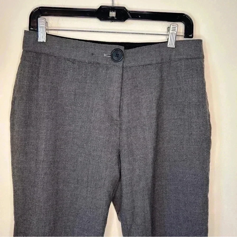 Kate Spade Live Colorfully Wool Dress Pants Grey Size 10 Bootcut